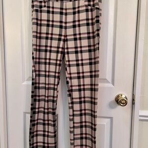 Plaid Slim-fit Pants